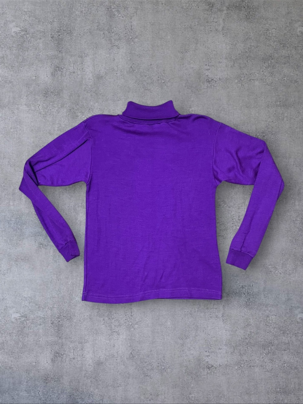 Vintage 70s / 80s Purple Turtleneck Sz Small